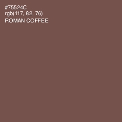 #75524C - Roman Coffee Color Image